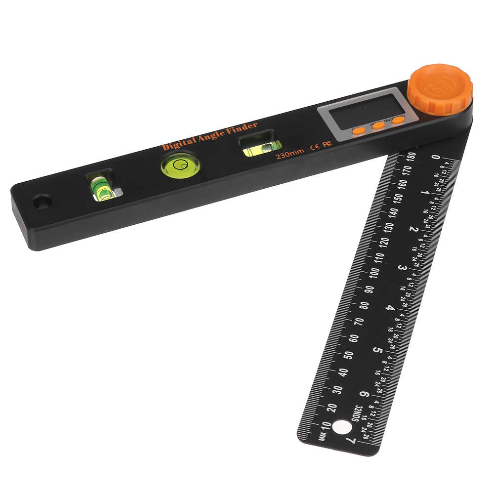 4 In1 Digital Protractor Angle Ruler Spirit Level Universal Level Ruler Woodwor