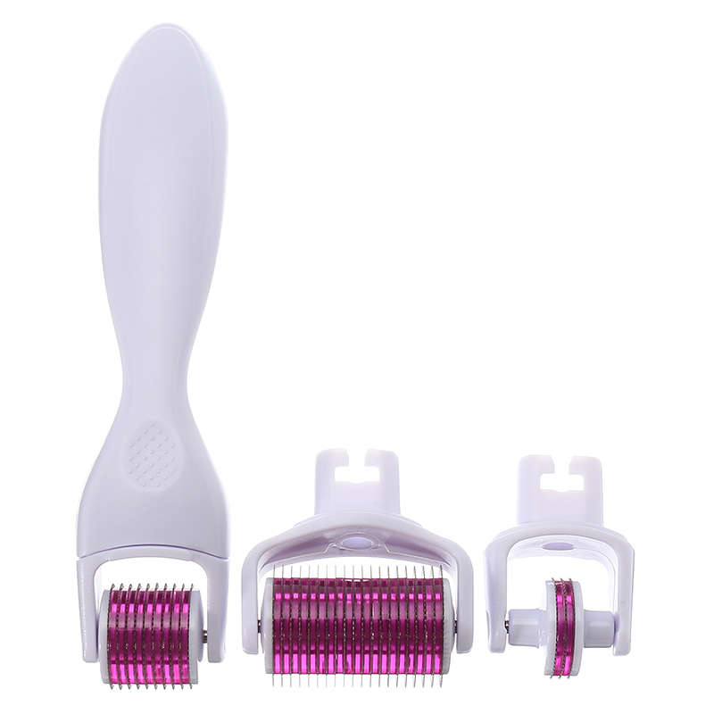 New 3 in1 Derma Roller Skin Care Needling Whitening Anti Wrinkles Acne Scars 180