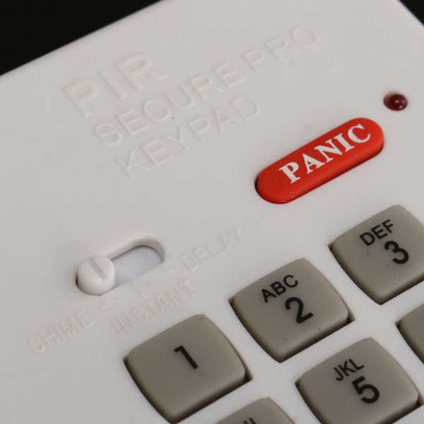 New PIR Wireless Motion Sensor Alarm with Security Keypad for Home Door Garage Shed