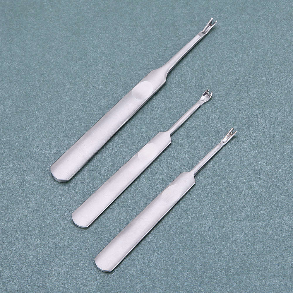 Honana Stainless Steel U Or V Shape 2 Optional Size Stitching Groover Leather Craft Tool