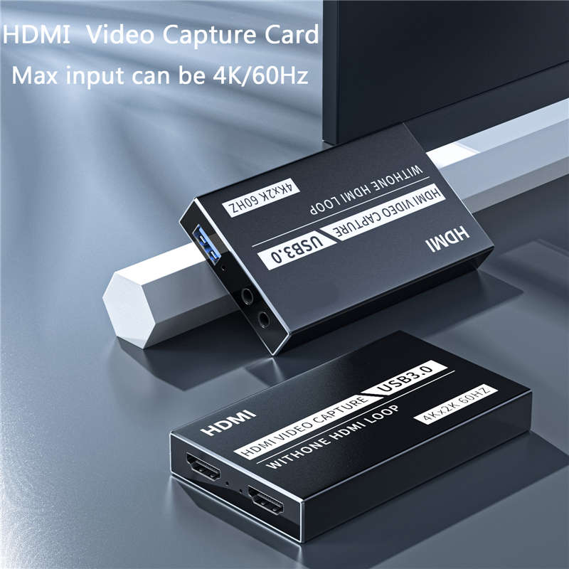 Bakeey HDMI Video Capture Card 4K 1080P USB 3.0 Video Capture Card HDMI Recording Box for PS4 Camera