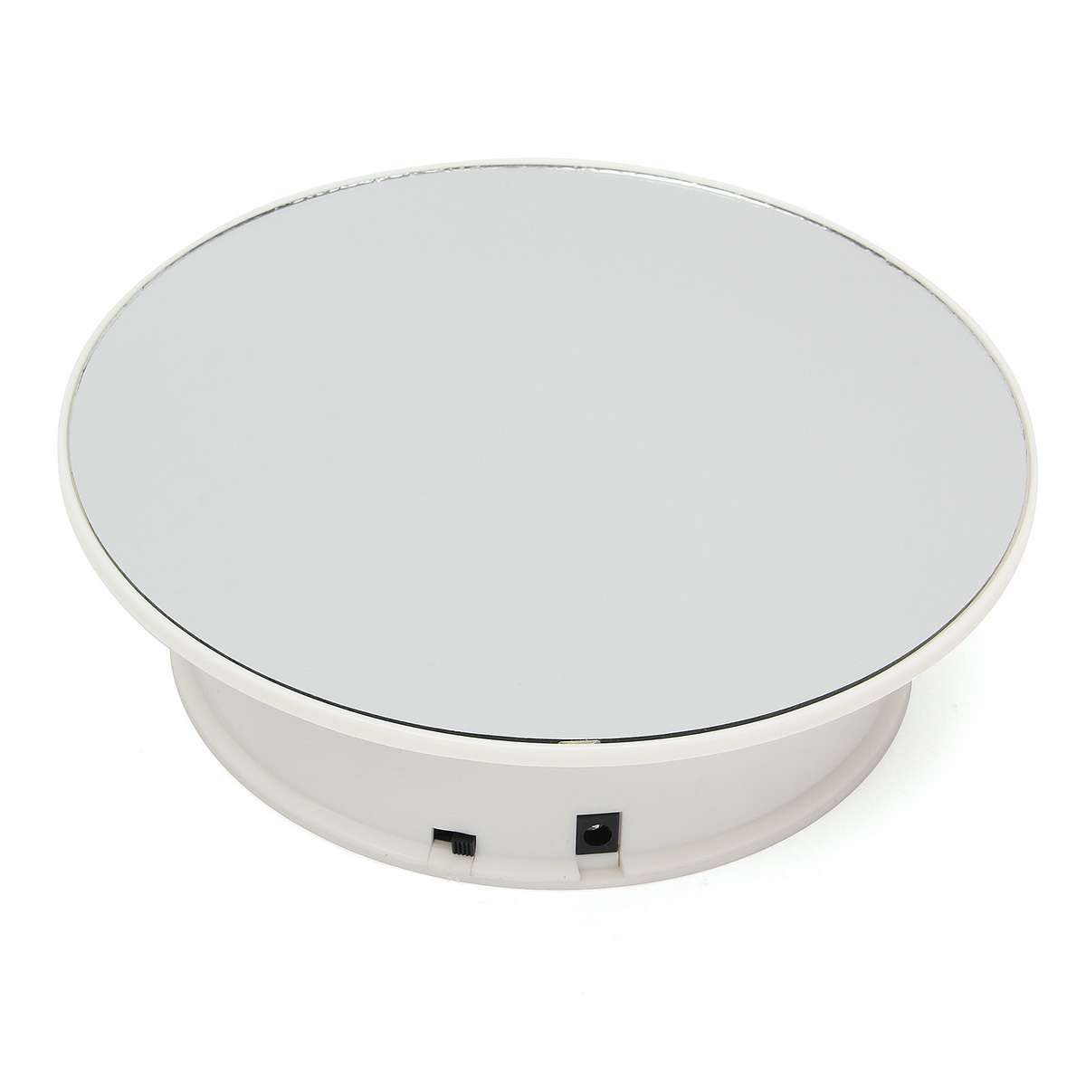 ABS 360 Degree Jewelry Mirror Effect Rotary Display Stand Turn Table