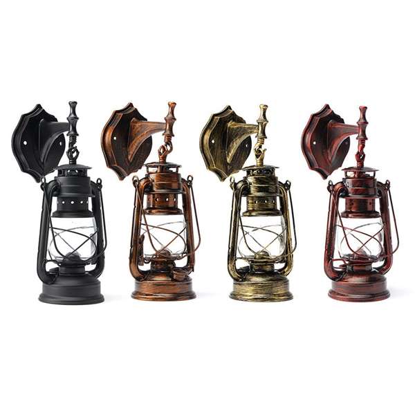 Retro Antique Vintage Exterior Lantern Wall Lamp Bar Cafe Sconce Lightin