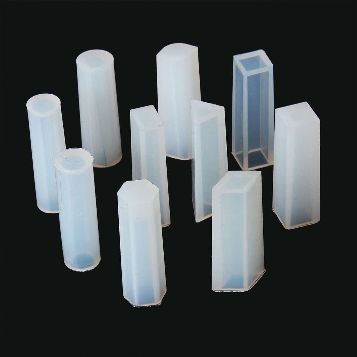 413Pcs Jewelry Pendant Mould Craft Silicone Resin Mold Necklace Pendant