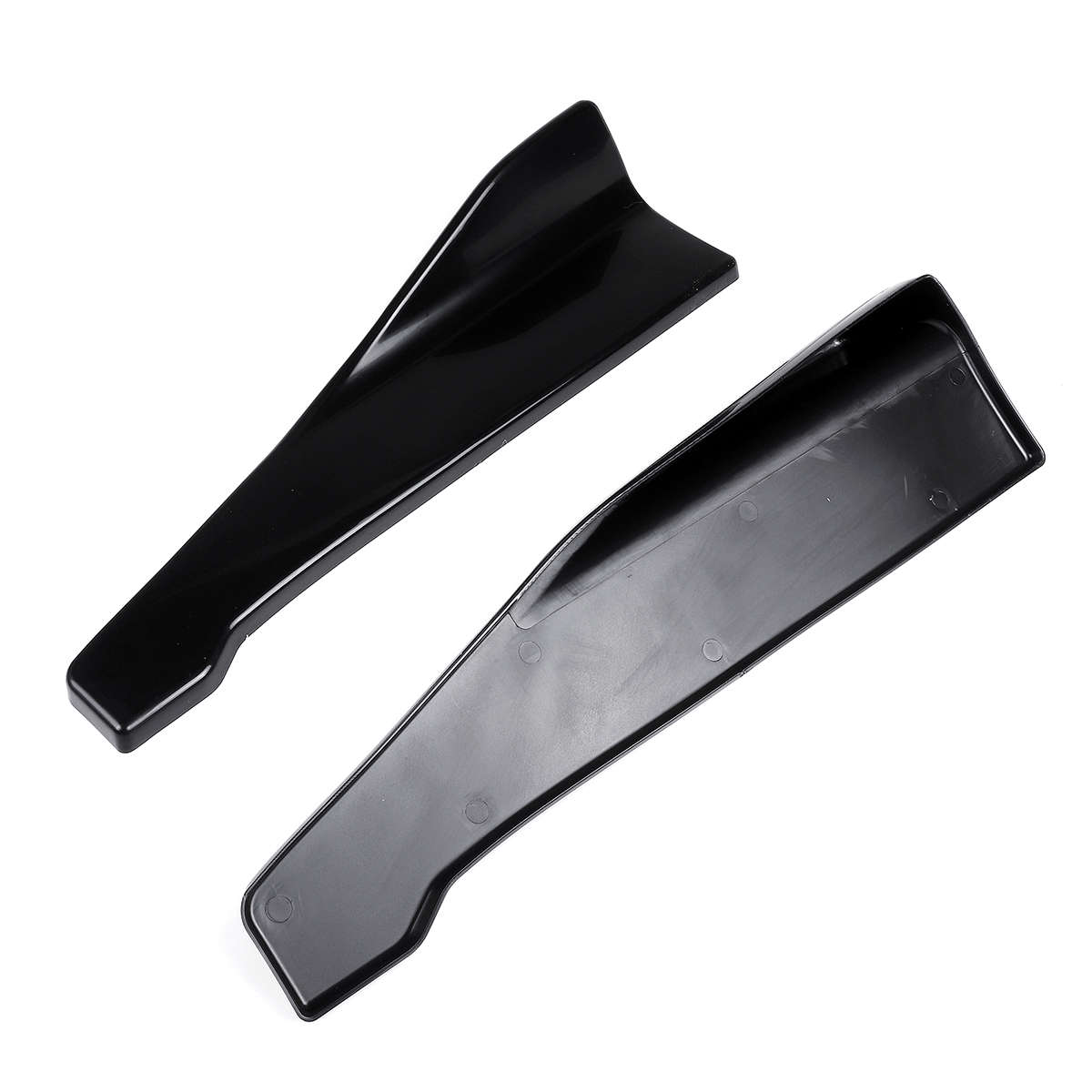 Universal Car Mudguards Fit Front Rear Bumper Lip Splitters Winglets Canards side skirt...