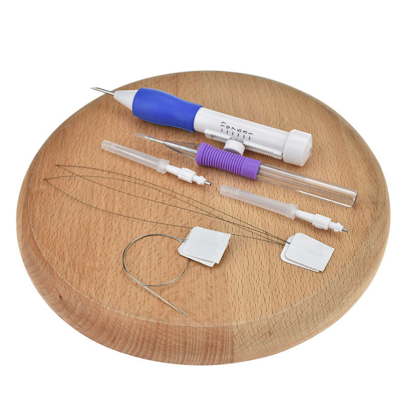 Magic Embroidery Pen Punch Needle Set Embroidery Patterns Punch Needle Kit Knitt