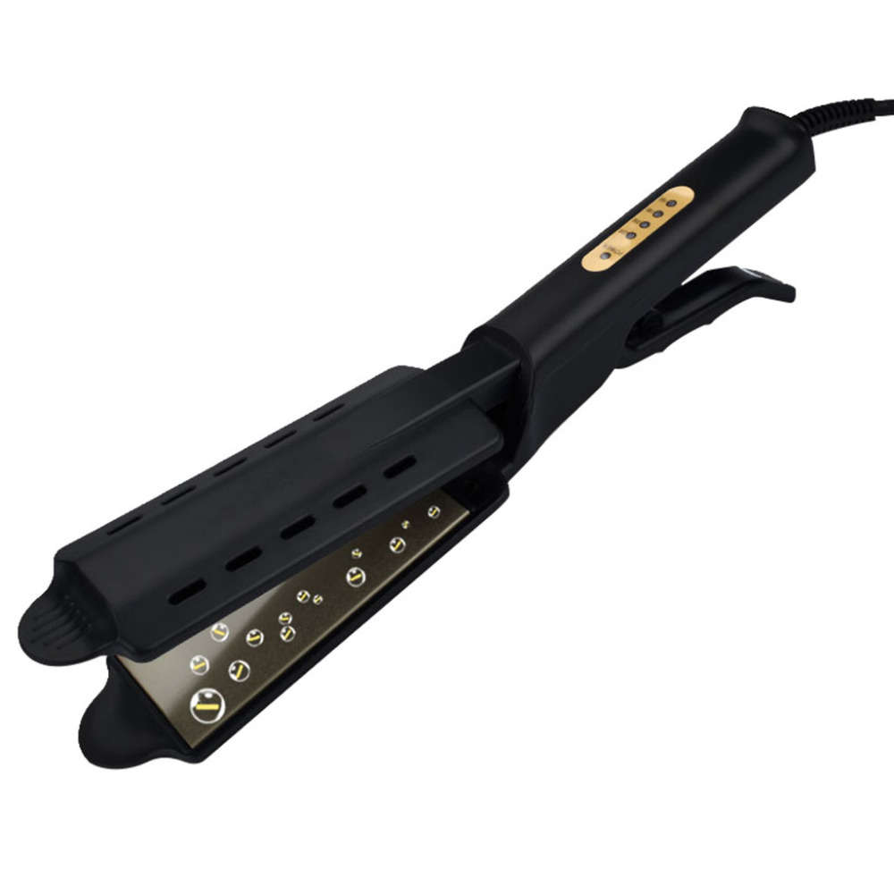 Hair Straightener Four-gear temperature adjustment Ceramic Tourmaline Ionic Flat Iron Curling iron H