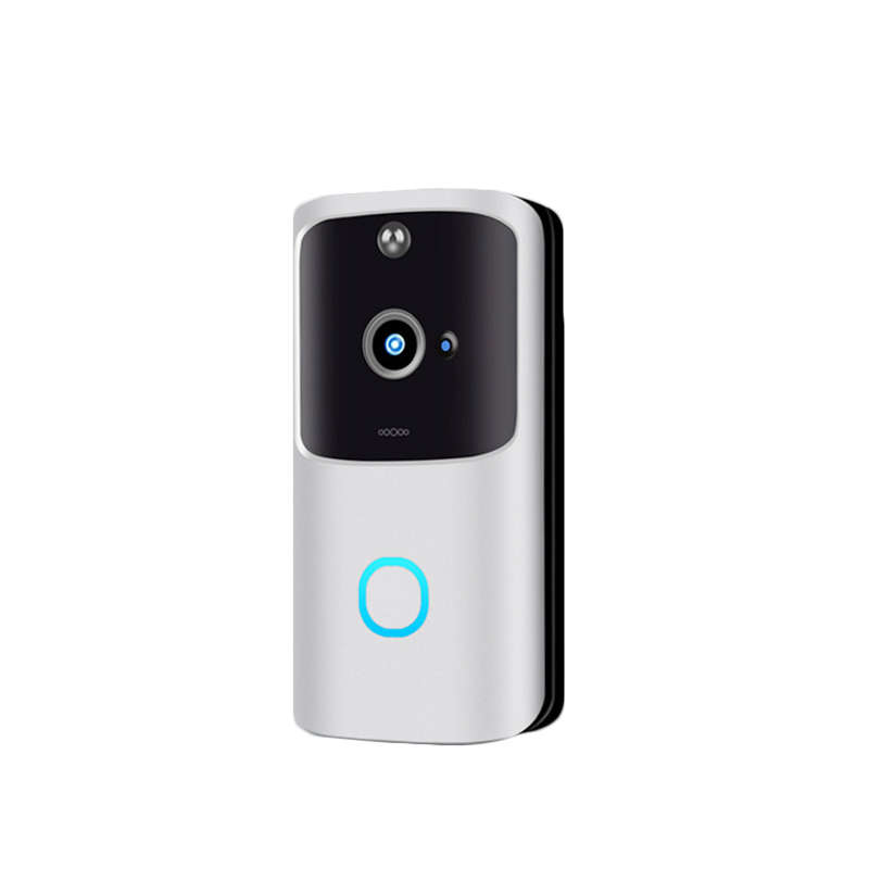 1080P HD Wireless Wifi Smart Doorbell Camera  PIR Bell Security Home + Chime (Type Chime US Plug)