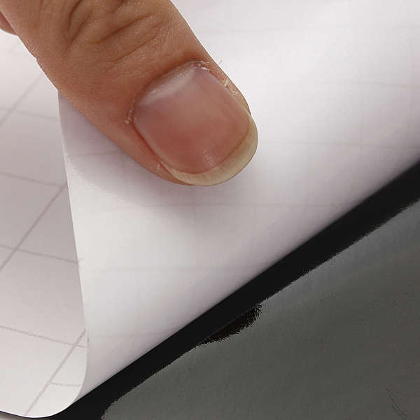 New 152x60cm 4D Carbon Fiber Vinyl Wrap Sheet Sticker Decoration Film Black for