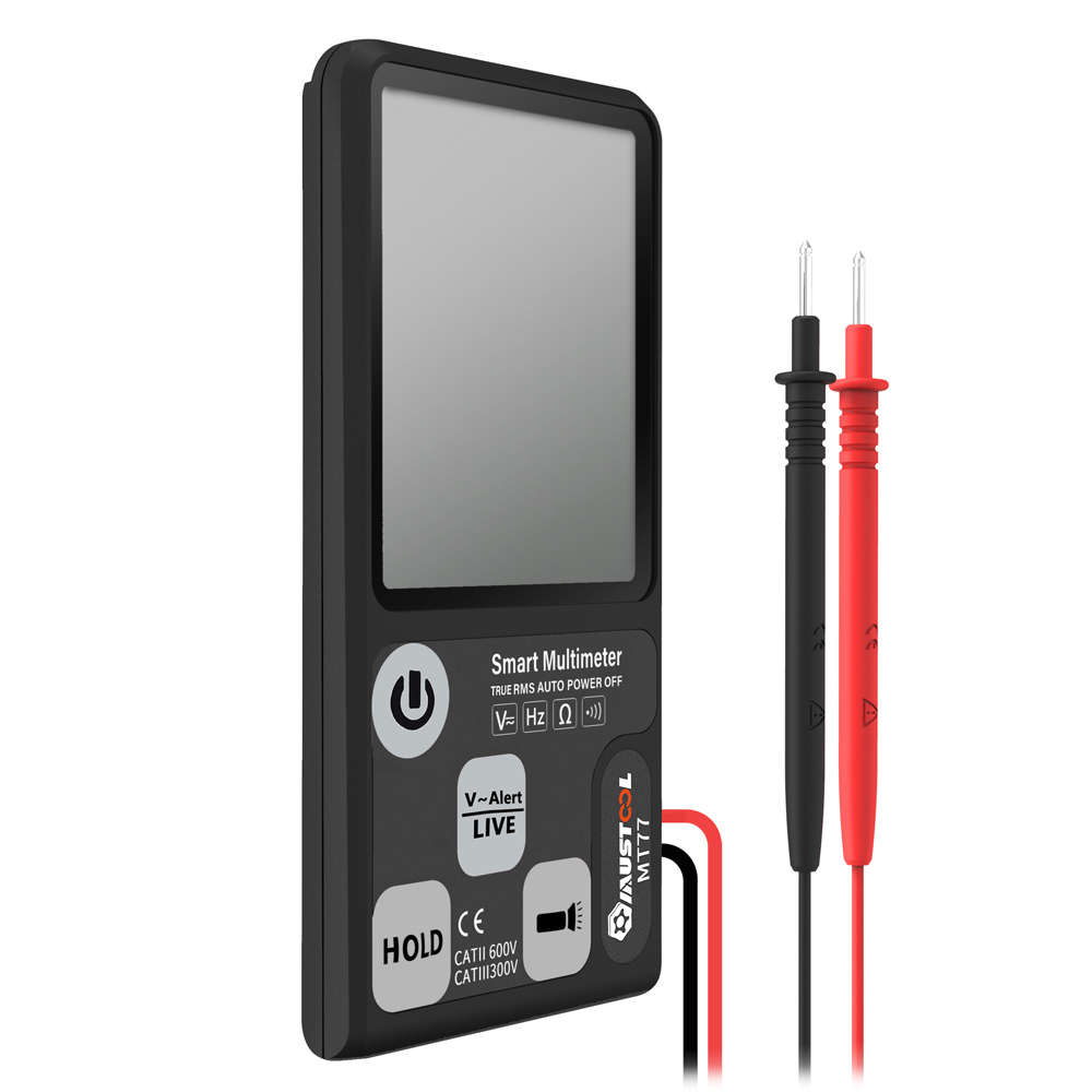 MUSTOOL MT77 Large Screen Smart Digital Multimeter Voltage Tester 3-Line Display Fully Auto-Range