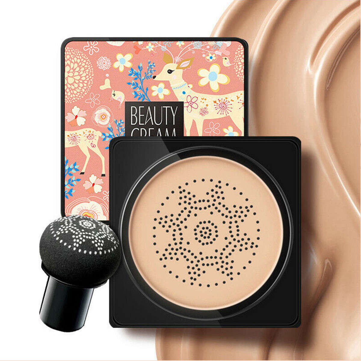 Mushroom Head Air Cushion CC Cream Moisturizing Natural Brightening Makeup Foundation