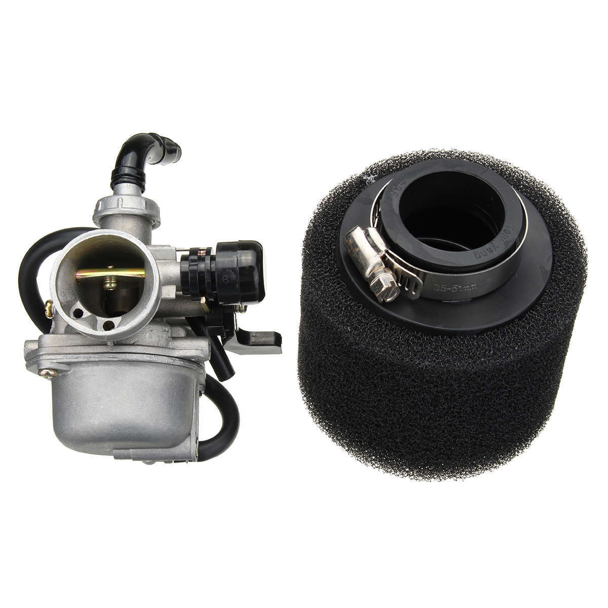 19mm Carburetor Carby & Air Filter Choke Left For PZ19 50cc 90cc 110cc Pit Bike