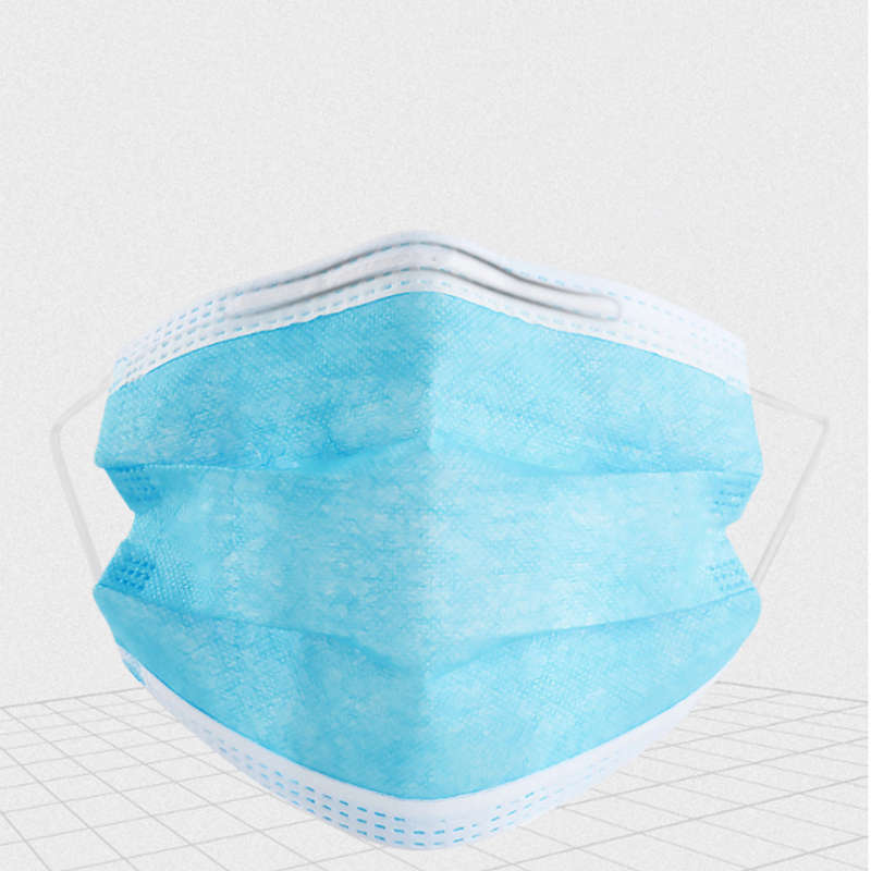 50Pcs Disposable Face Mask Thick 3-Ply Masks with Comfortable Earloop Anit-dust Germ Protection and
