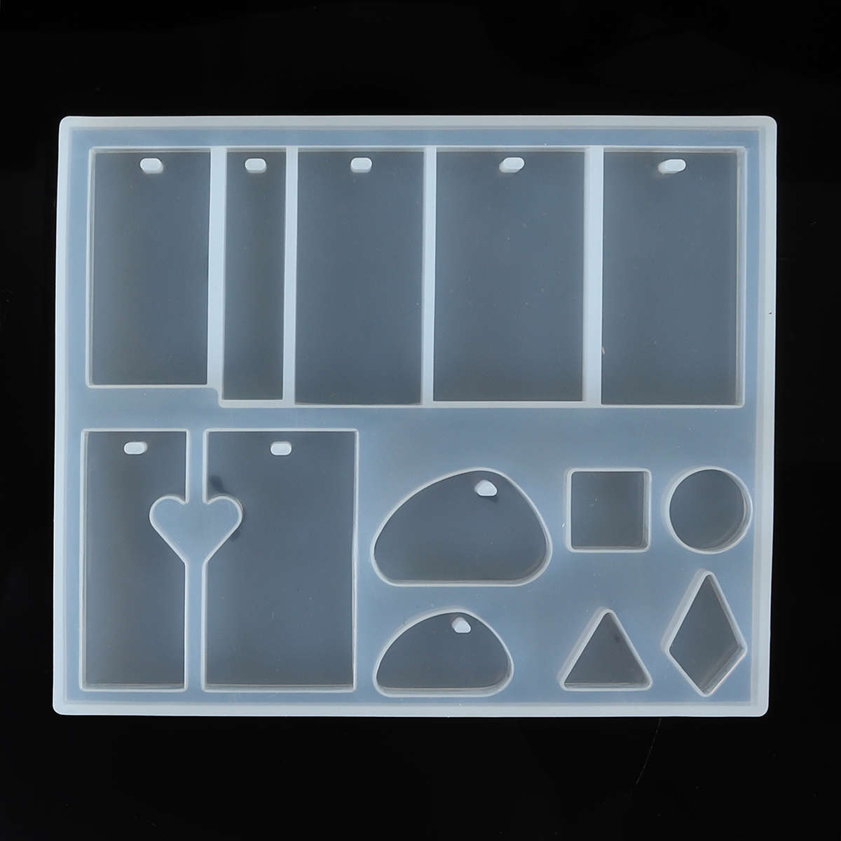 381Pcs DIY Crystal Epoxy Resin Mold Bracelet Pendant Jewelry Handmade Silicone Mold Set