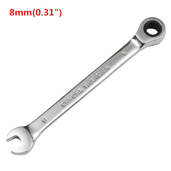 Raitool HT01 Chrome Vanadium Steel Metric Ratchet Spanner Gear Wrench Fixed Head 6-32mm...