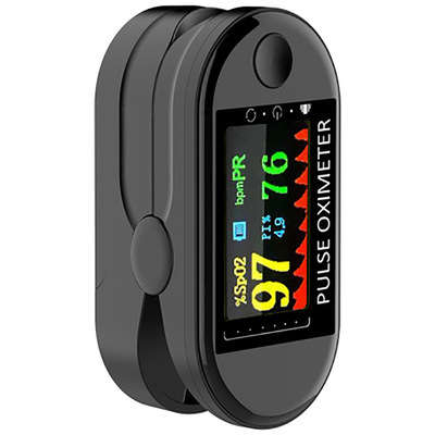 BOXYM H6 Finger Pulse Oximeter Oxygen Saturation Blood Oxygen Monitor Finger Clip Heart Rate Monitor