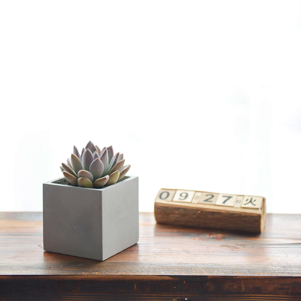 Cube Silicone Mold Diy Concrete Flower Pot Garden Planter Vase Mould Craft Handmade Tool