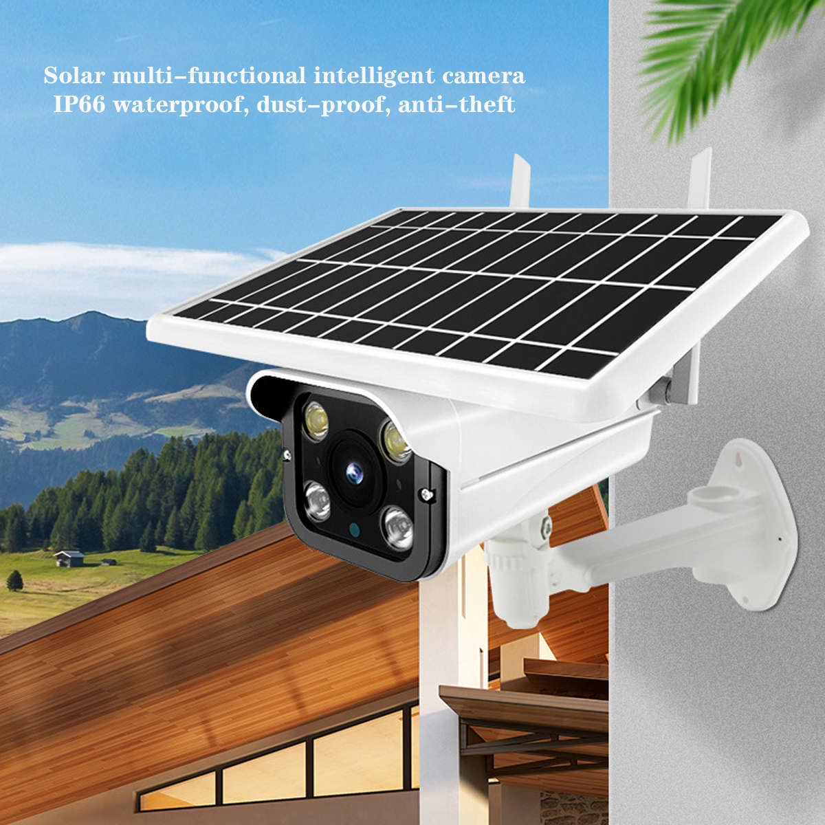 HD 4G Sim Card Security Network  Intelligent Camera Outdoor Household Solar Wireless Monitor Camera