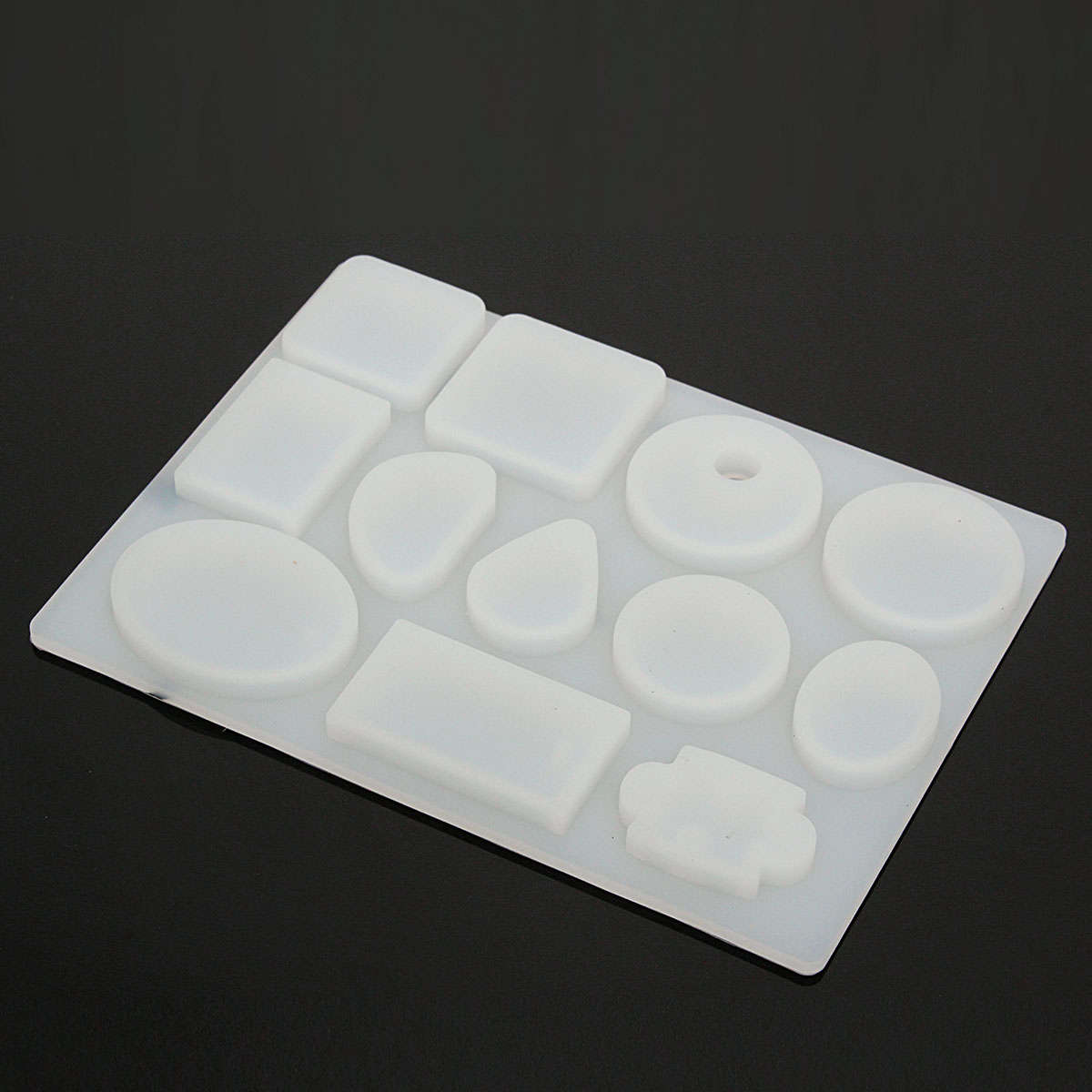 New 12 Models Silicone Mold Mould Resin DIY Pendant Jewelry Tools Accessories