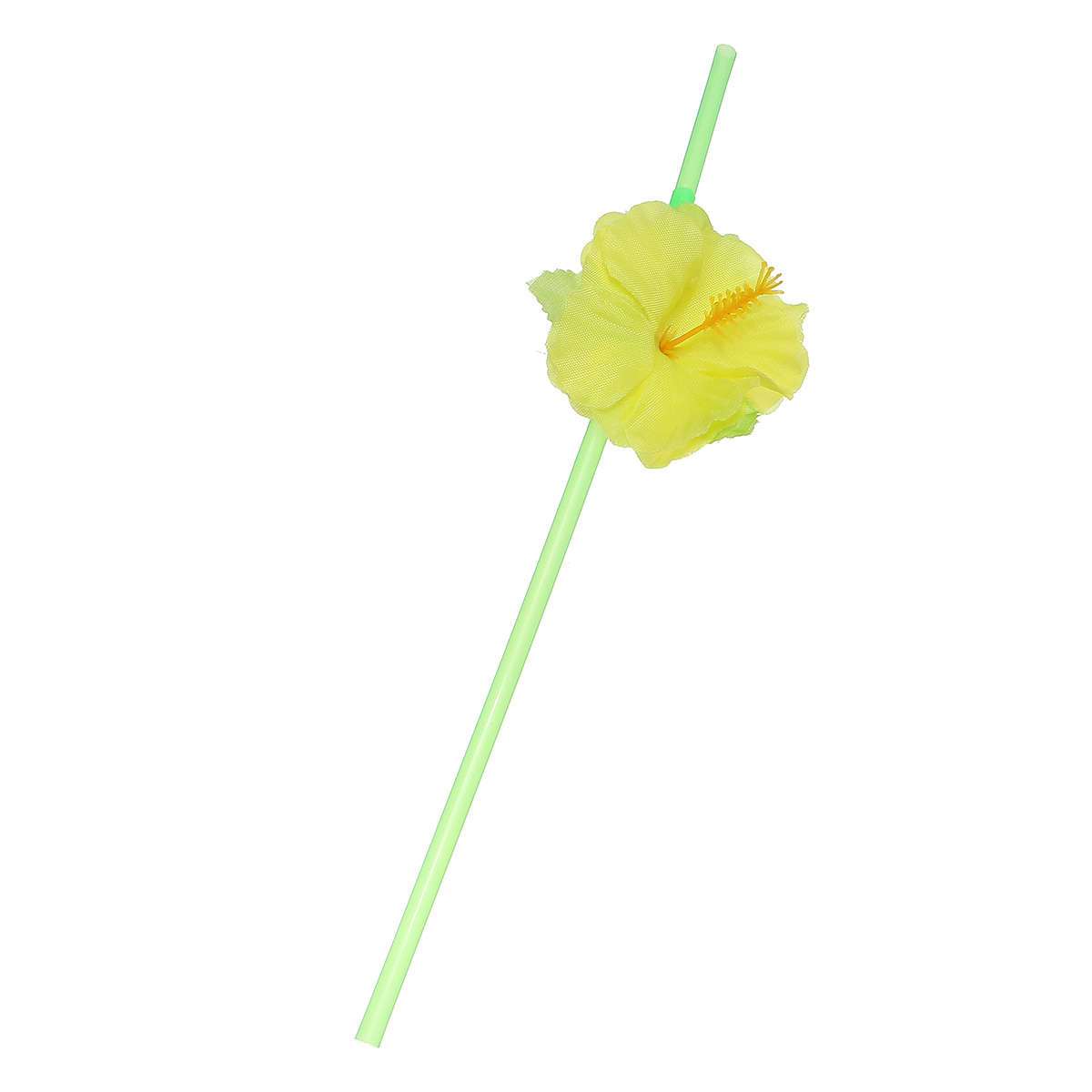 6Pcs Hawaiian Luau Hula Tropical Plastic Party Coconut Cup Drink & Straw Decoration Drinking Straw