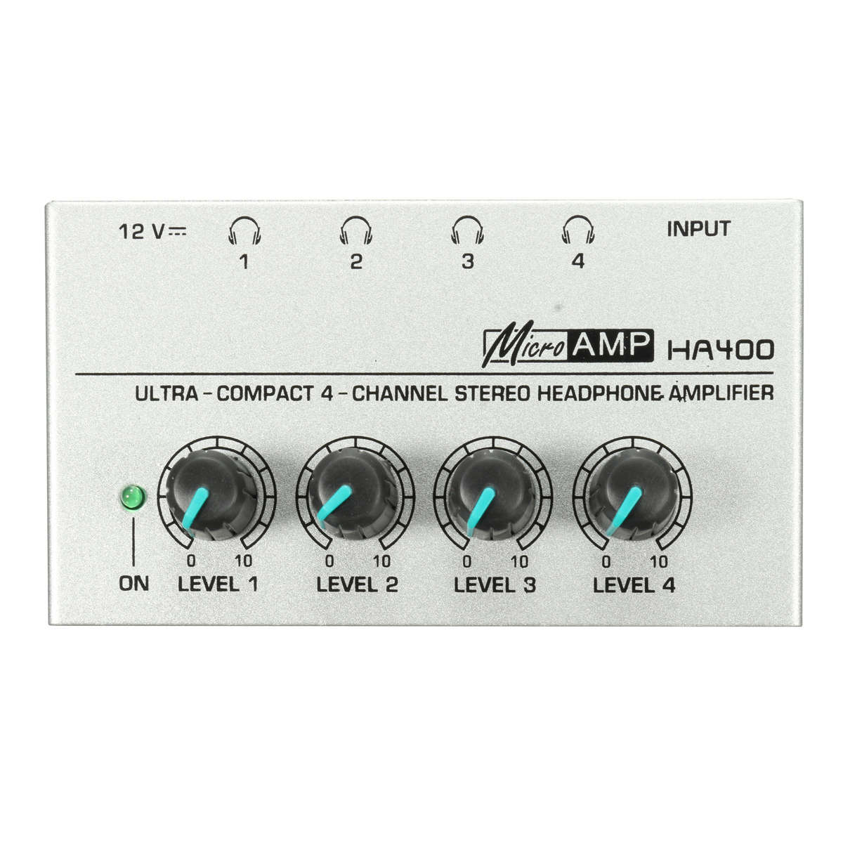 HA400 4 Channel Headphone Ultra-compact Audio Stereo Amp Microamp Amplifier