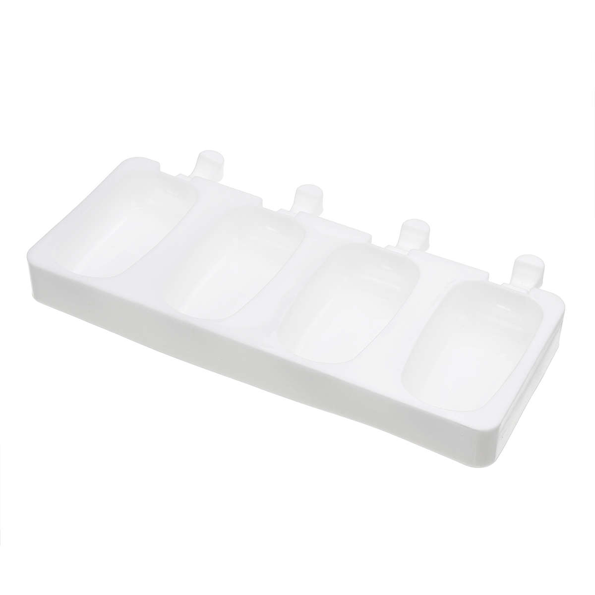 4 Cell Silicone Frozen Ice Cream Mold Juice Popsicle Maker Ice Lolly Pop Mould (SIZE 2 S)