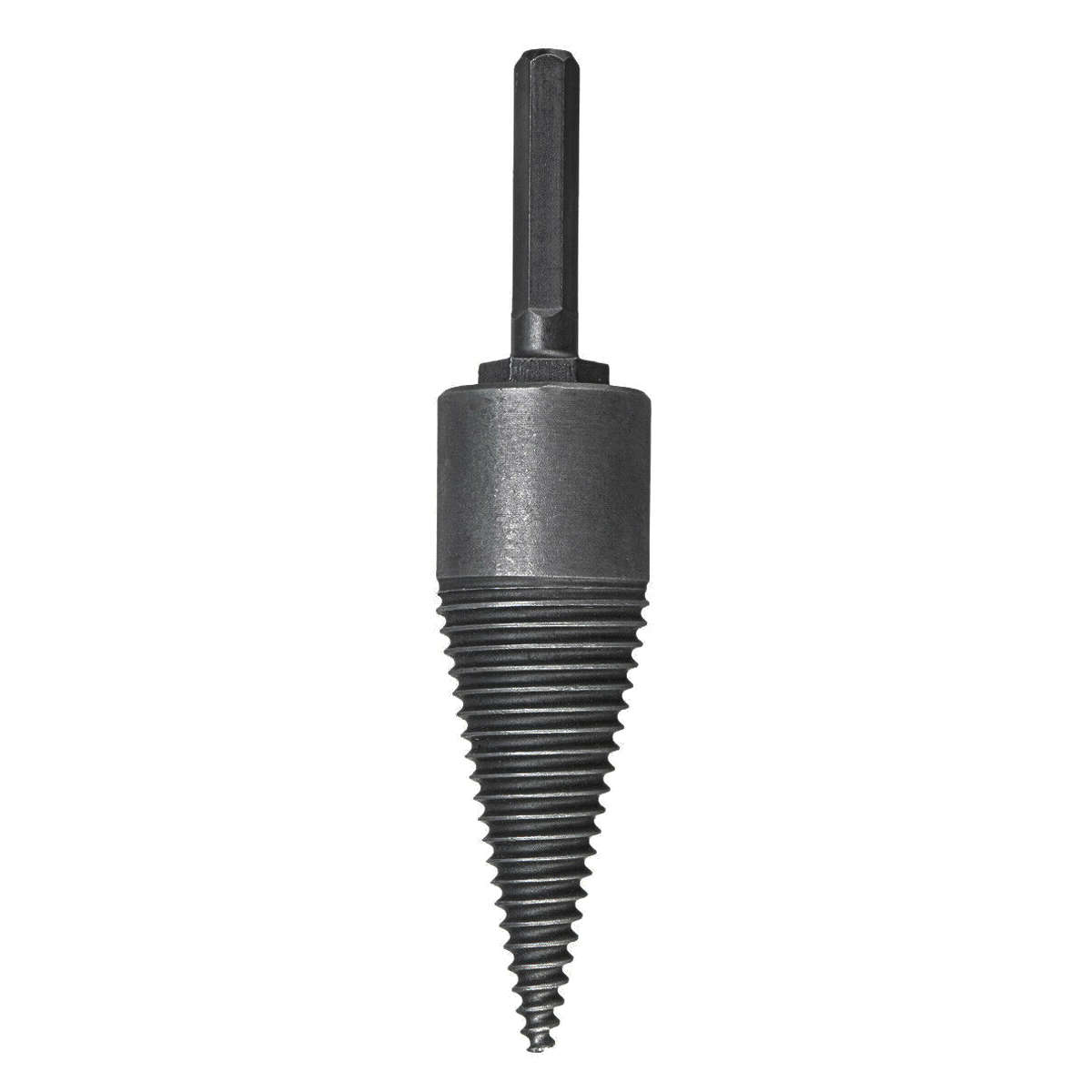 32mm Household Splitter Drill Bit L140mm Square Round Hex Shank Steel Kindling Firewood (Size #003)