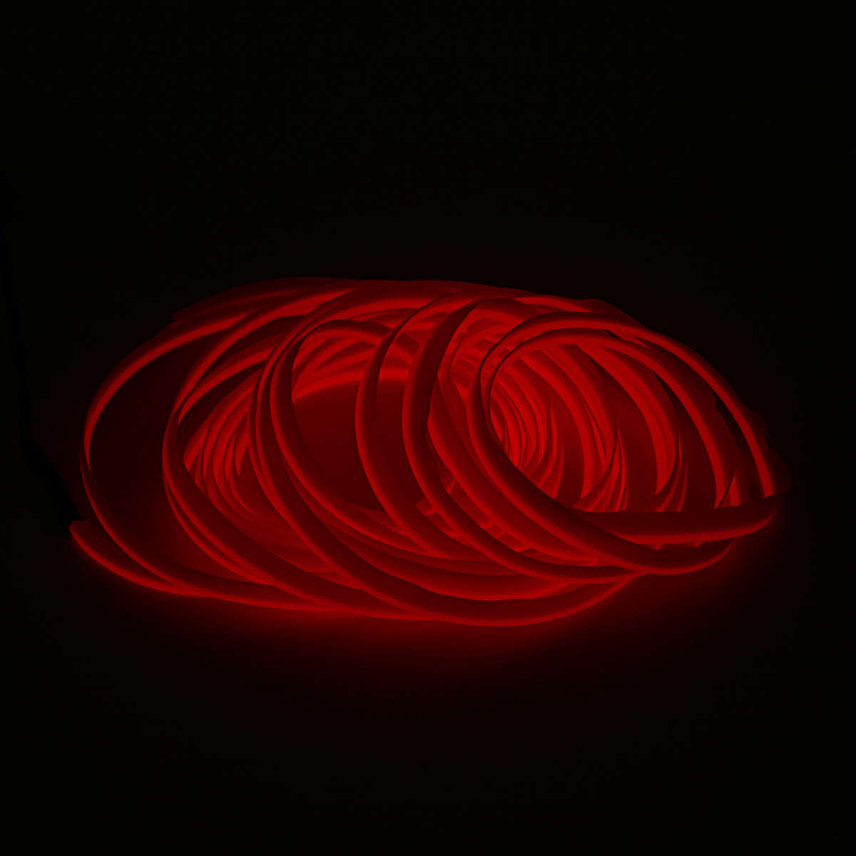 DC12V LED Car Interior Atmosphere Glow EL Wire Neon Strip Light Rope Tub