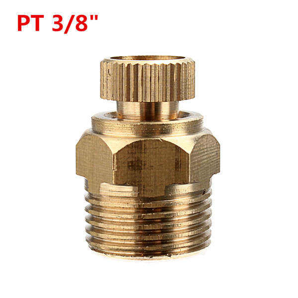 New PT 1/2 3/8 1/4 Inch Brass Drain Valve Air Compressor Male Threaded Water Drain Valve