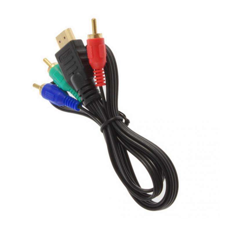 HDMI to 3 RCA Adapter Cable Audio Video AV Cable Adapter Converter Connector Component Wire Lead for