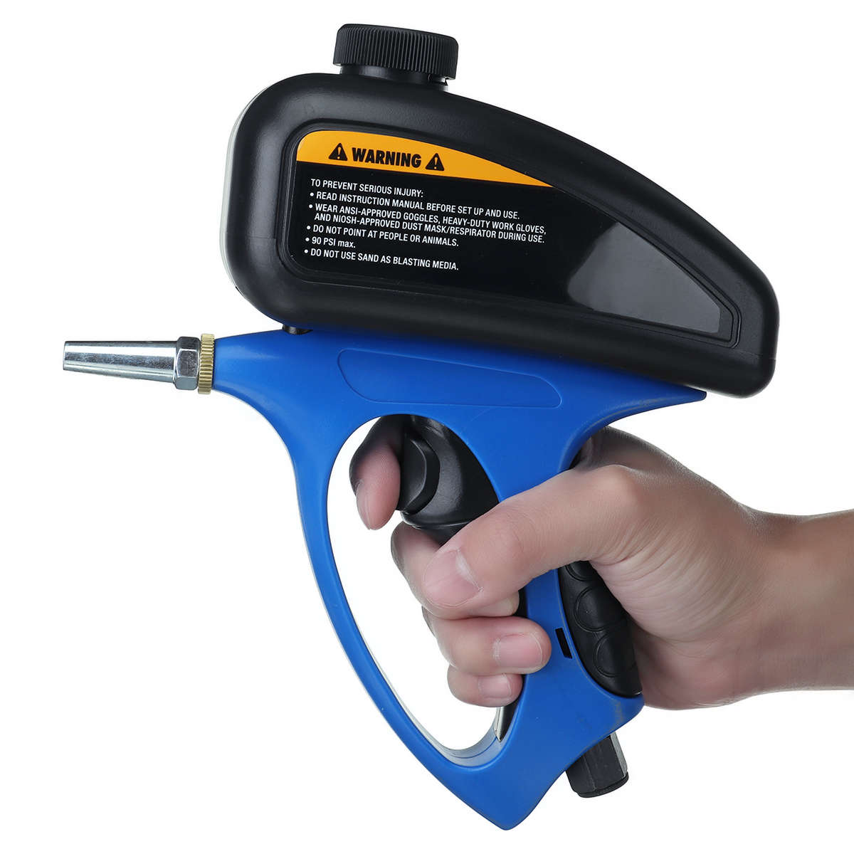 90PSI Portable Handheld Pneumatic Sand Blasting Spray Machine with Small