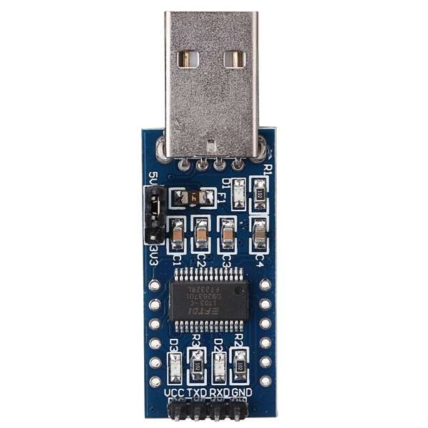 FT232 USB UART Board FT232R FT232RL To RS232 TTL Serial Module 52 x 17 x 11mm