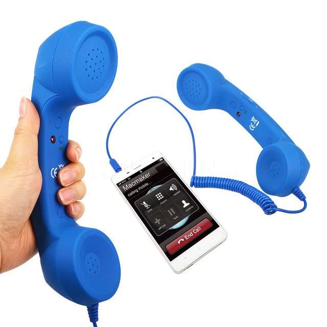 3.5mm Retro Phone Handset Specifically Noise Reduction Prevention Radiation Syetem On The Mobile Pho