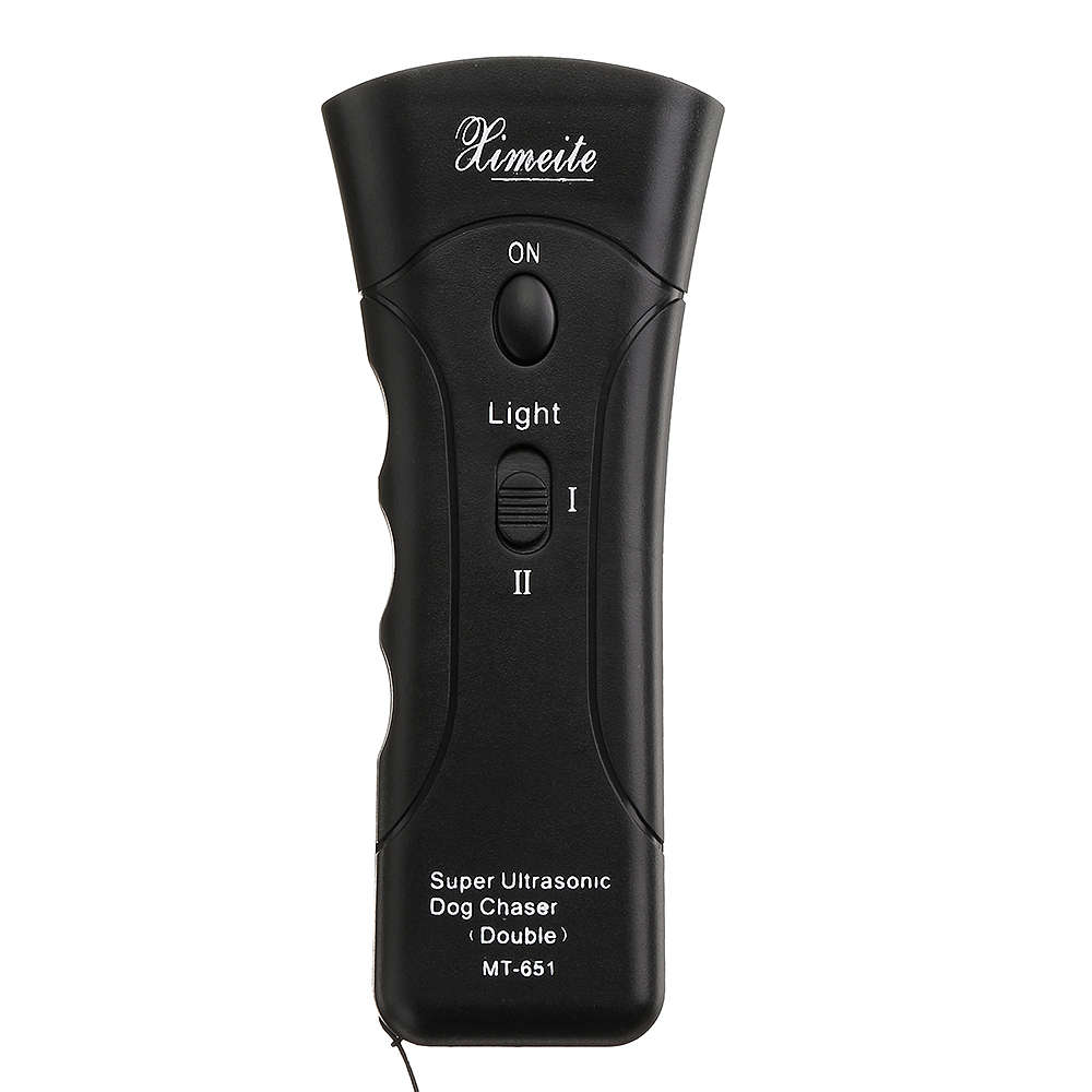 MT-651 Ultrasonic Dog Repeller With Infrared Laser Light Double Ultrasonic Horn Long Distance Electr