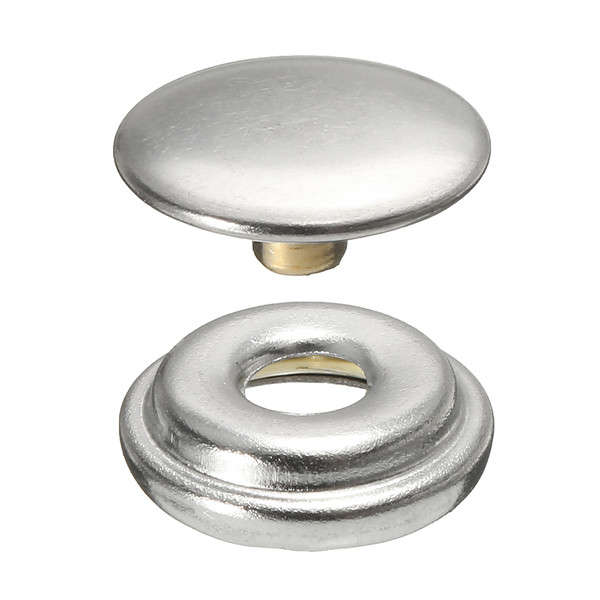 22pcs 15mm Metal Canvas Buckle Quick Snap Fastener Buttons Kits