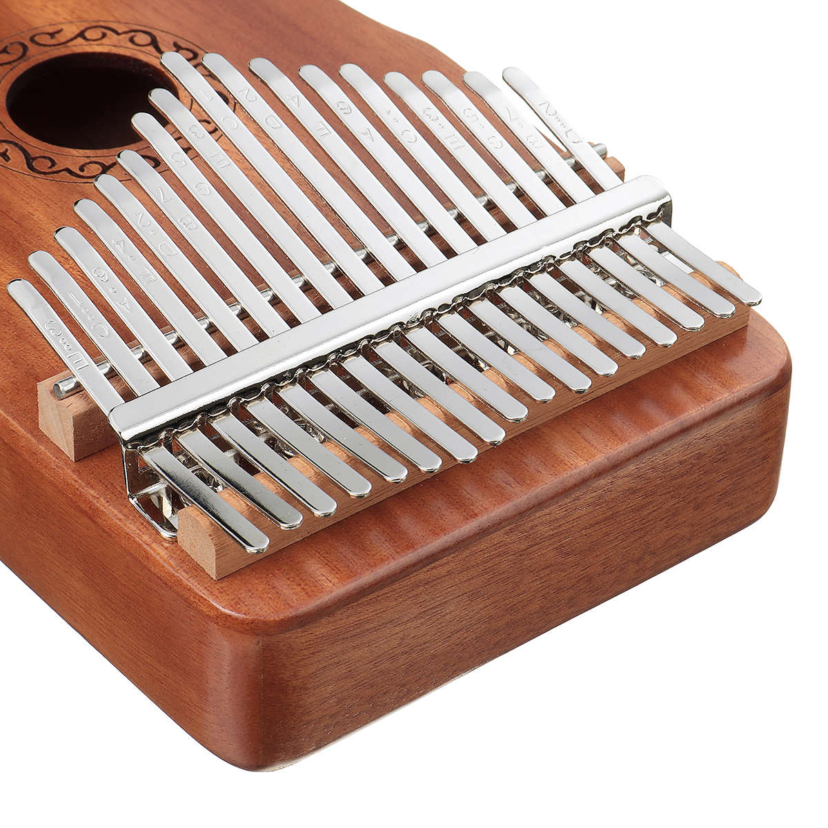 17 Key Kalimba Thum Finger Piano Beginner Practical Wood Muscial Instrument Set
