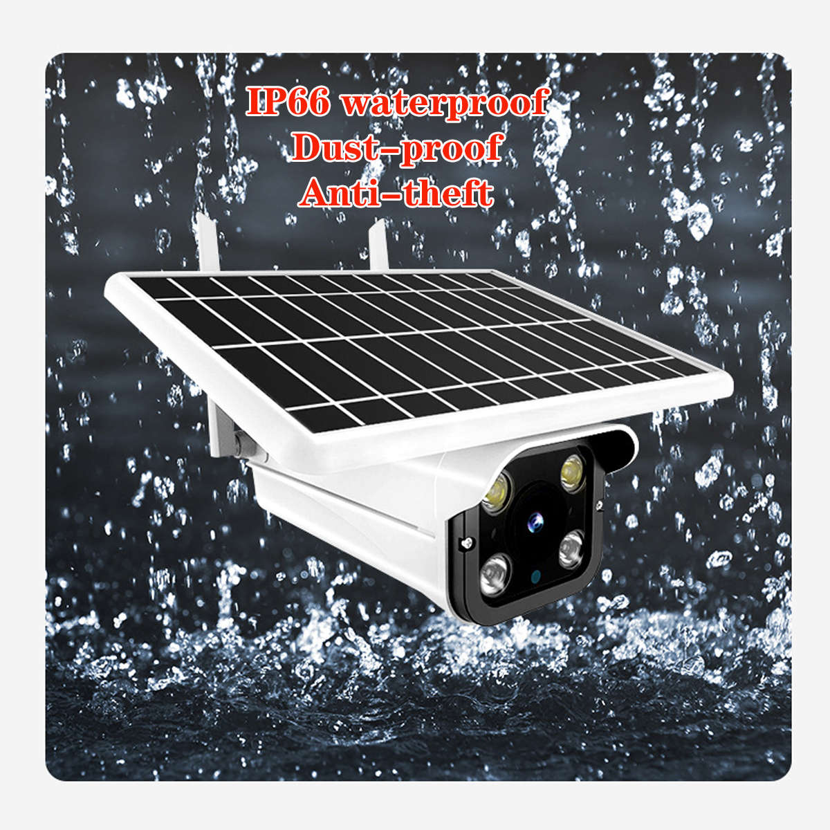 HD 4G Sim Card Security Network  Intelligent Camera Outdoor Household Solar Wireless Monitor Camera