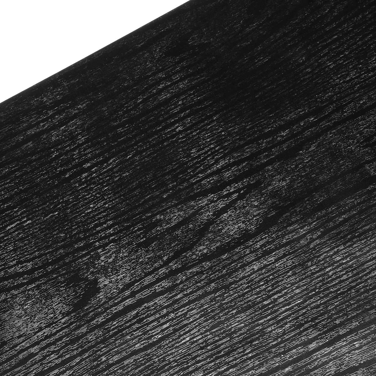 Black Wood Looking Textured Self Adhesive Decor Contact Paper Vinyl Shelf Liner Wall Paper (Size 2M)