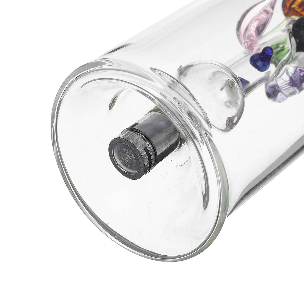 5.5 Inch LED Light Clear Tobaaco Water Glass Pipe Glass Pipes Bottle