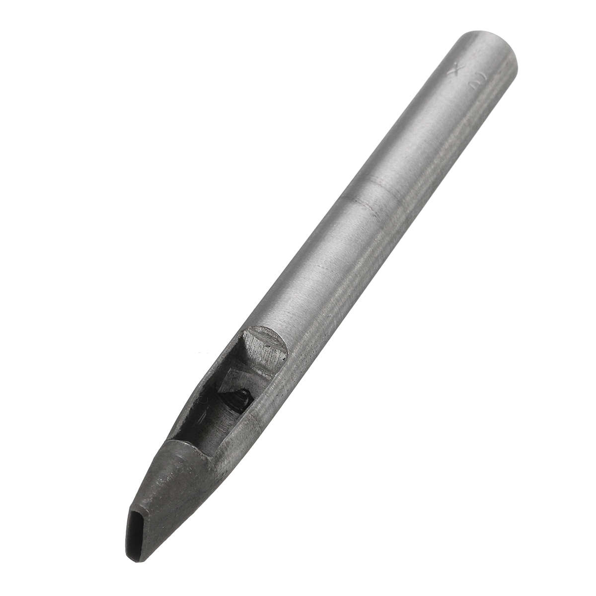 2mm Width Oval Shape Hole Punch Cutter Belt Hollow Leather Puncher (Size 4mm)