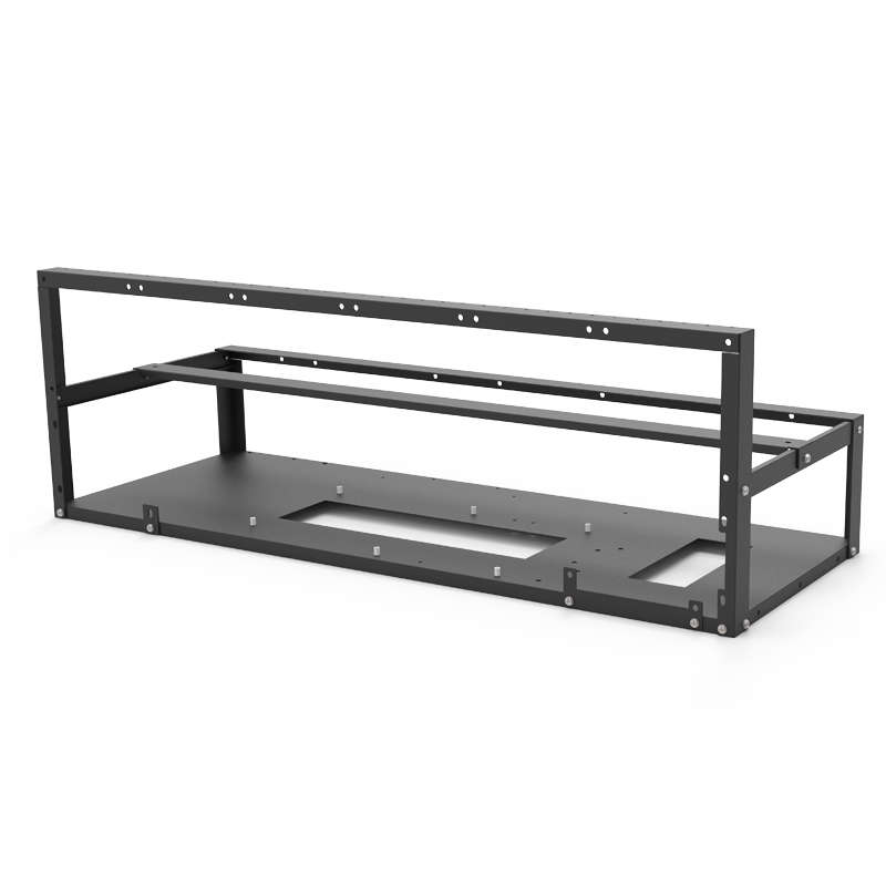 12 Gpu Mining Rig Steel Open Air Miner Frame Case Eth/Etc/Zec Ethereum Accessories Tools For Crypto