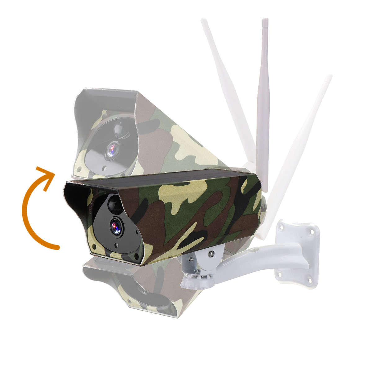 New Solar Powered WiFi Wireless 1080P CCTV PIR IP Camera IP66 Home Security Camera