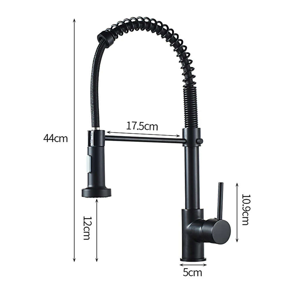 High Quality Matt Black Kitchen Pull Out Sink Faucet, Tap, Mixer - IN STOCK