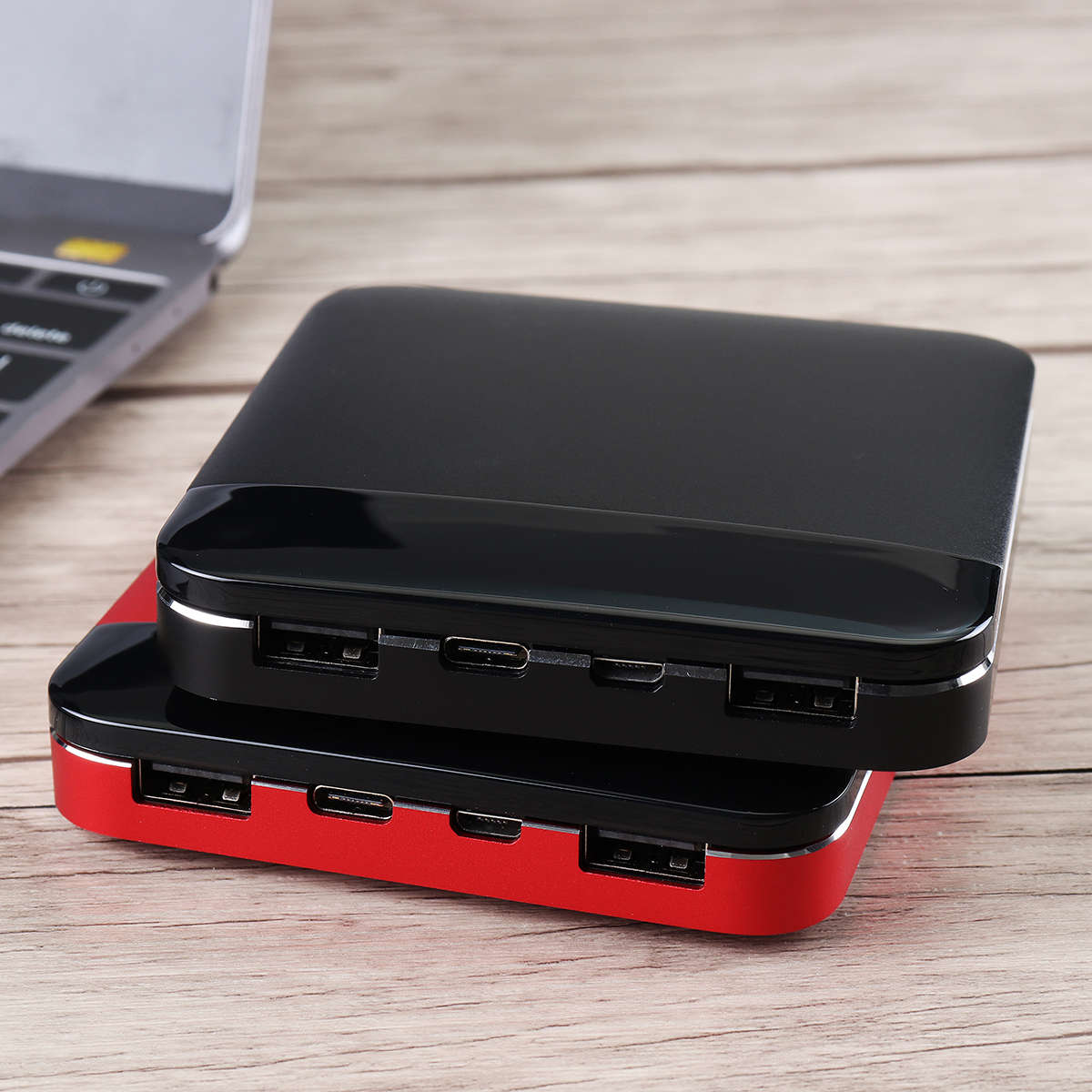 New MiniPower Bank10000mAh Fast Charging USBCharger For iPhone Android Type-C Power Bank