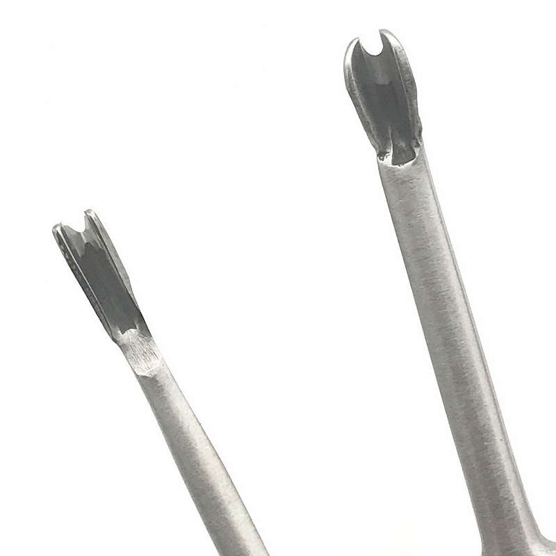 Honana Stainless Steel U Or V Shape 2 Optional Size Stitching Groover Leather Craft Tool