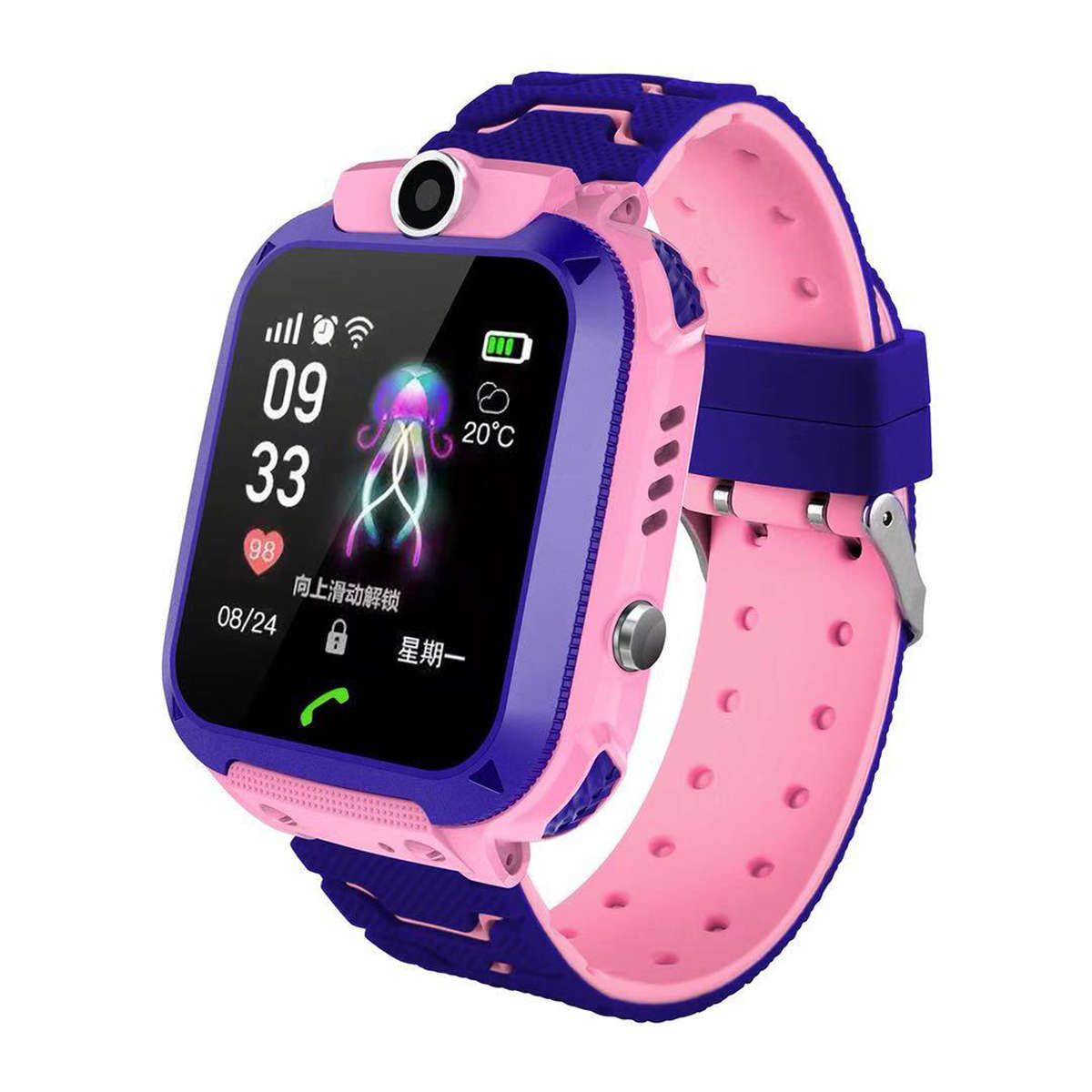 Waterproof Kid Smart Watch Children Anti-lost Safe GPS Location Tracker SOS Call