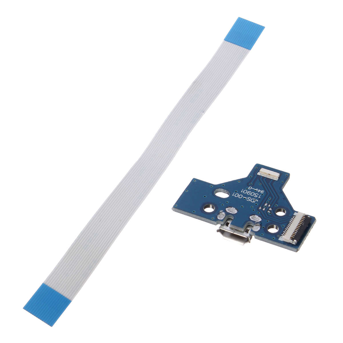 Replacement Parts with 14 Pin Cable USB Charging Port Socket Board JDS-001 for Dualshock 4 for SONY