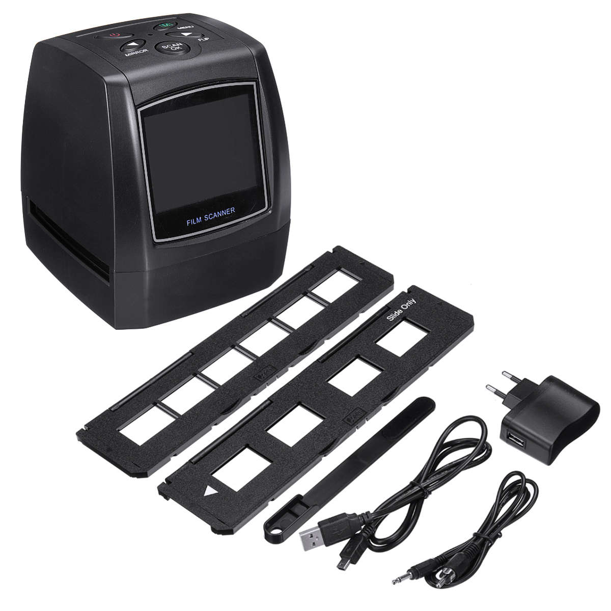 35mm 135mm Negative Film Barcode Scanner Slide Film Converter Protable Photo Digital Image Viewer wi