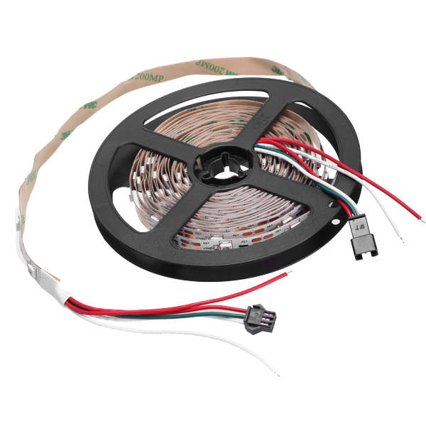 New 5M WS2812B IC SMD5050 Non-waterproof RGB LED Strip Light Individual Addressa