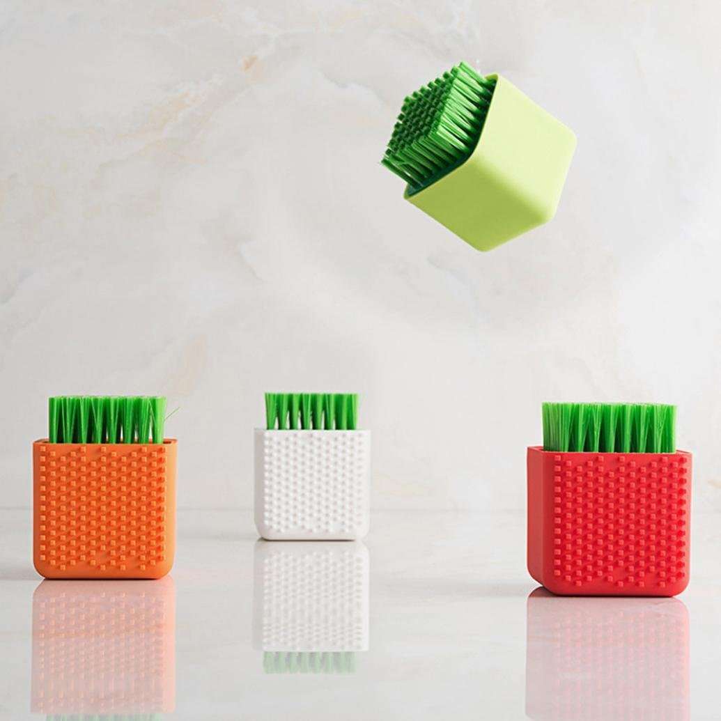 Silicone Cleaning Brush Makeup Cleaner Washing Scrubber Tool Laundry Clean Brush Washing Tool...